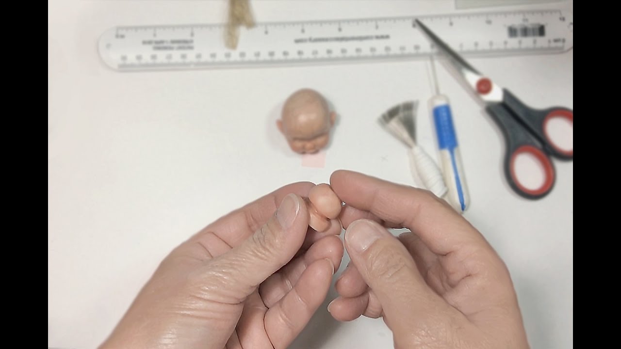 The neck (Part2/4) - Mini Baby Fully pose-able action (V24)