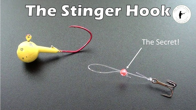 How to Rig a Stinger Hook on a Jig 
