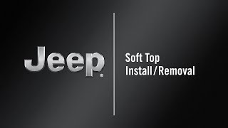 Soft Top Installation/Removal | How To | 2021 Jeep Gladiator