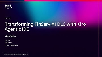 AWS re:Invent 2025 - Transforming FinServ AI DLC with Kiro Agentic IDE (DEV203)