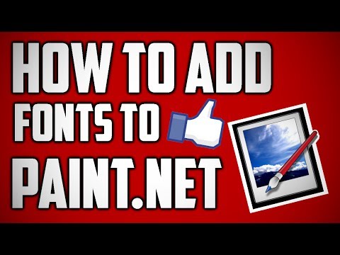 Video: Bagaimana cara menambahkan font ke paint net?