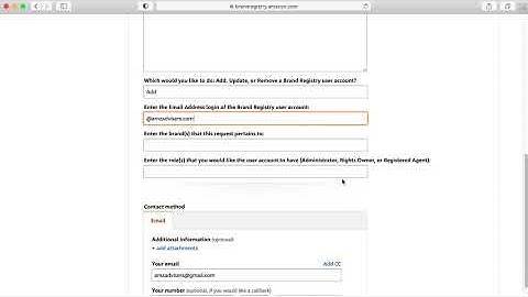 How to Add A Registered Agent Through Amazon Brand Registry