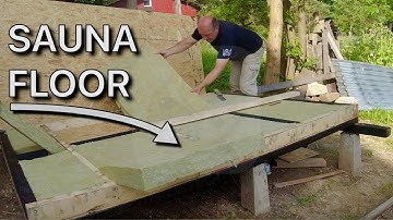 Sauna floor with insulation - Episode 2