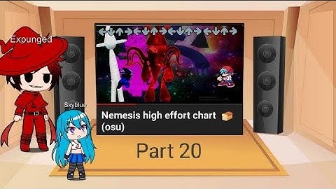 FNF Girls (new) + Expunged and Conbi react to Nemesis (3/3) | Part 20 | GCVR