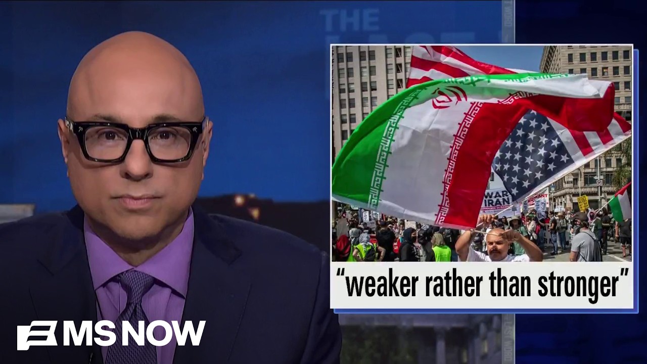 Velshi: Trump's war is not making U.S. stronger, has the nation asking 'What the hell is going on?'