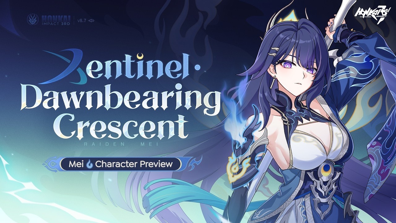 Honkai Impact 3 Gacha Banner Mei (Xentinel . Dawnbearing Crescent)