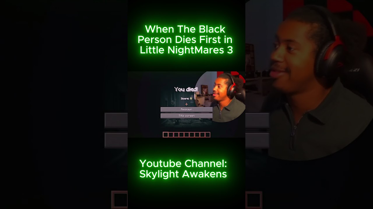 When The Black Person Dies First in Little NightMa