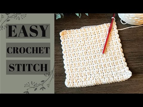 Single Crochet Cross Stitch, How to Crochet