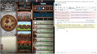how to cheat on cookie clicker