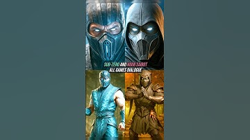 Noob Saibot and Sub-Zero Lines in Mk9 , Mk11 , and Mk1 khaos Reigns #mortalkombat1Havik