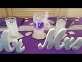 Wedding Reception Decoration On A Budget - YouTube