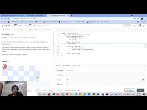Unique Paths (Leetcode 62)