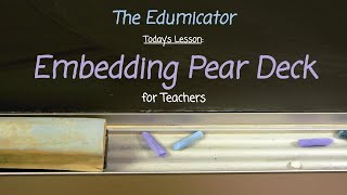Embedding Pear Deck in an LMS