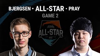 Bjergsen Ezreal vs Pray Ezreal Game 2 | 1v1 Semi-Final All-Star 2015 Los Angeles Day 3