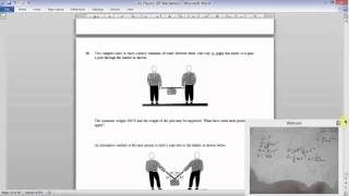 EDEXCEL Physics Unit 1 Mechanics ISP TASK 4 - Equilibrium Statics