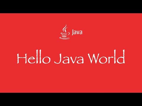 Java Tutorials 1 : Hello Java or Hello World