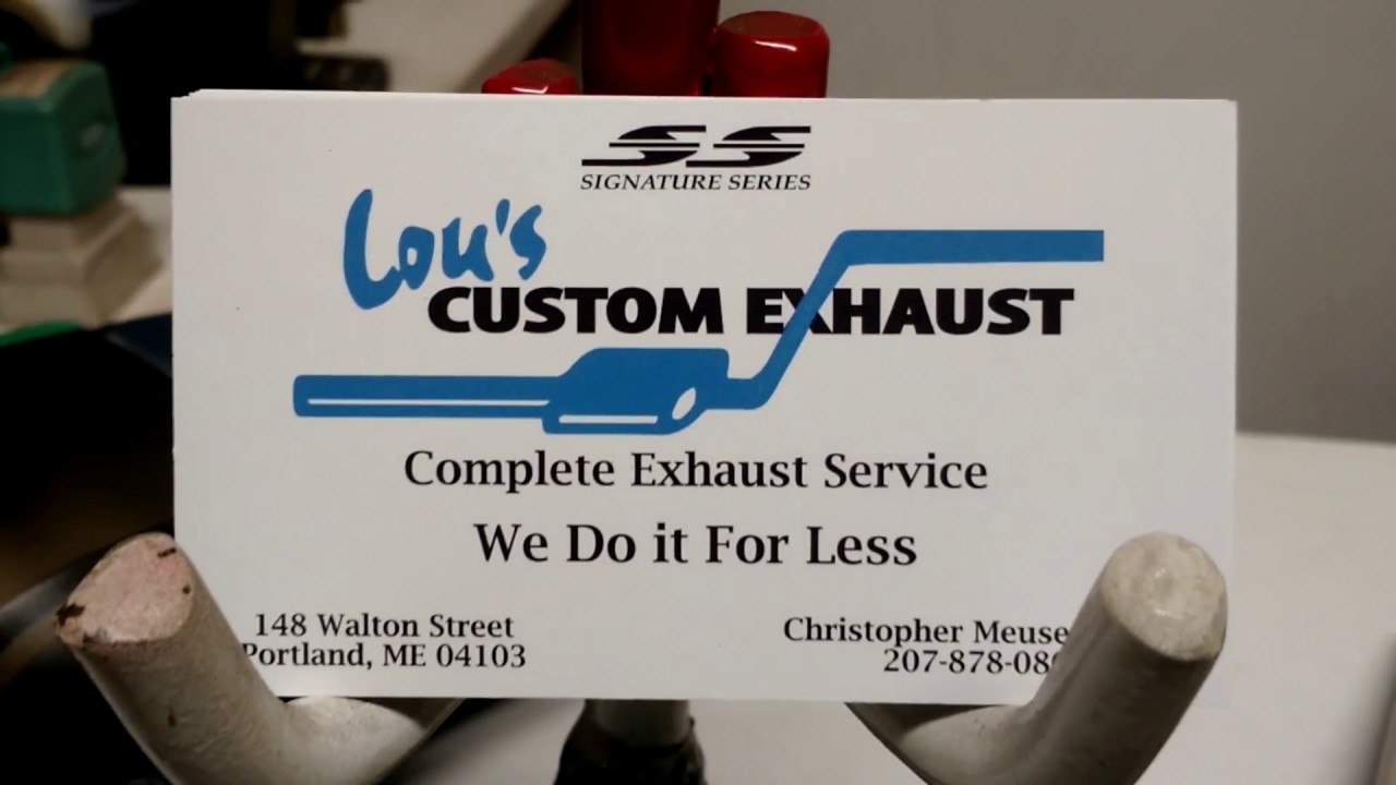 Lou's Custom Exhaust Portland Maine YouTube