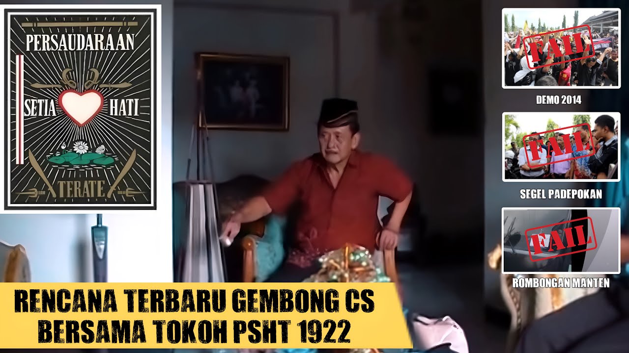 Rencana terbaru dari Gembong CS PSHT 1922.