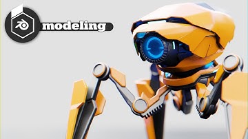 Blender alien robot modeling - rigging tutorial free download