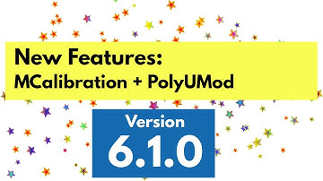 New Features in MCalibration and PolyUMod Version 6.1.0