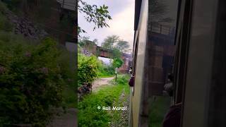 Greenery and natural beauty from inside train