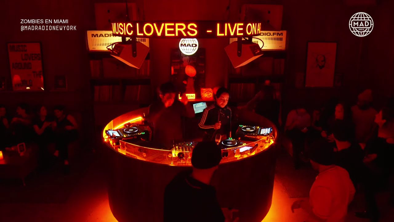 ZOMBIES IN MIAMI — Live DJ Set at Mad Radio New York | House / Deep House / Indie Dance
