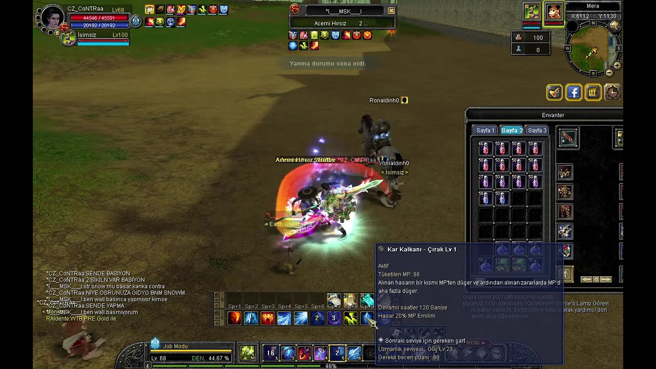 TR SRO NEMRUT EFSANE HUNTER VS THİEF FİGHT 