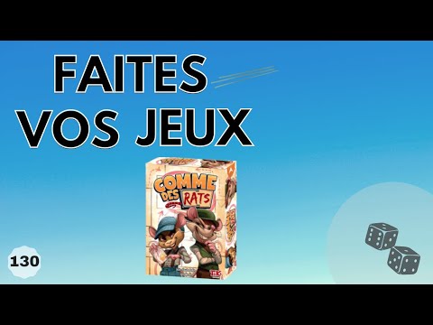 Présentation du jeu de société Comme des rats
