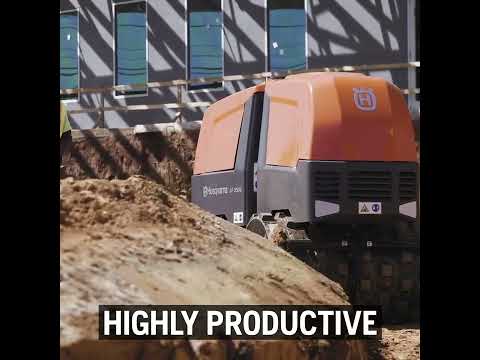Husqvarna LP 9505 trench compactor – Optimal static compaction