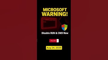 Microsoft Wants You to Disable Run and Command Line Tools (Here’s Why)#phishing #microsoft