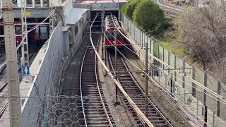 Barcelona Metro and Rodalies trains around Santa Eulàlia (L'Hospitalet)