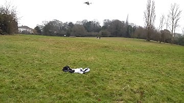 Follow Me - Voice Controlled - first ever flight test (stop moving command is broken)