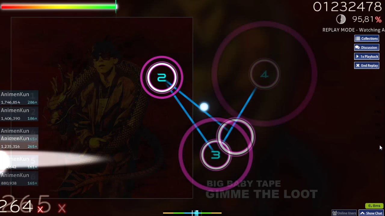 Карта осу big baby tape