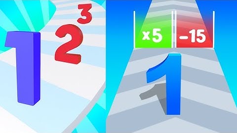 Merge number run Master vs Number run Master Gameplay - ASMR games ios games mobile number Master 
