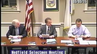 Medfield Selectmen (3-03-2015)