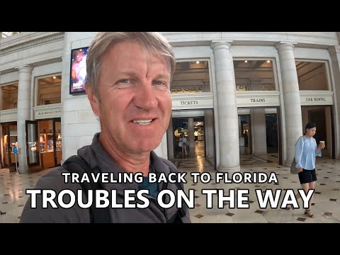 Traveling Back to Florida Troubles on the Way - Episode 10 | Amtrak & Bike Summer Travel 2022