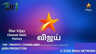 Star Vijay Tv Channel Idents 1995 - Presents Channel Logo Ideny & History With Drj Production