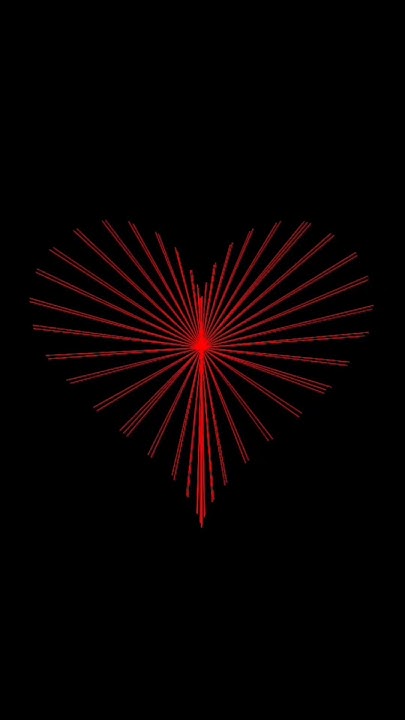 Make A Heart Using Python Graphics || #shorts - YouTube