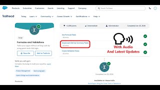 Famous Implement Roll-Up Summary Fields | Formulas and Validations | Trailhead | Salesforce | Internship Profile