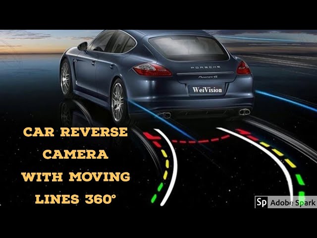 Dynamic Rear View Camera Moving Guide Line  For Toyota Vitz Yaris 2006-2012