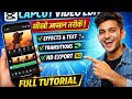 Capcut App Say Video Edit Kese Kare 👍। CapCut video editing। CapCut tutorial hindi। Day 1