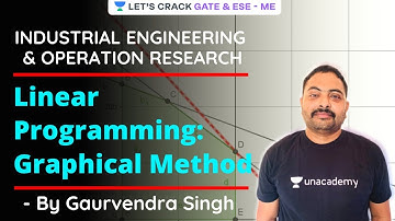 Linear Programming: Graphical Method | Industrial Engineering & Operation Research | GATE/ESE 2021