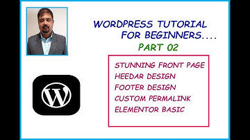 Wordpress Tutorial for Beginners - 2023 | Part 2 | Front page design in a minute | Nbcafe