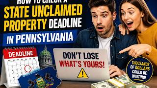 How to check a state unclaimed property deadline in Pennsylvania