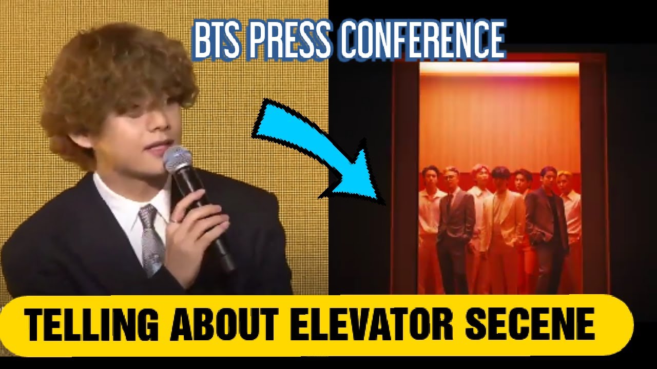 BTS BUTTER PRESS CONFERENCE: TELLING ABOUT ELEVATOR SECENE[ENG SUB]|| BTS BUTTER OFFICIAL MV