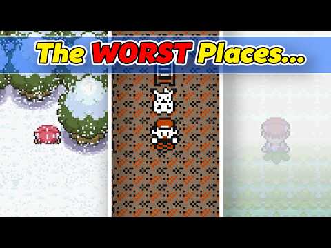 Annoying areas in Pokemon Games...