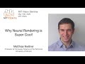 Matthias Niessner - Why Neural Rendering is Super Cool!
