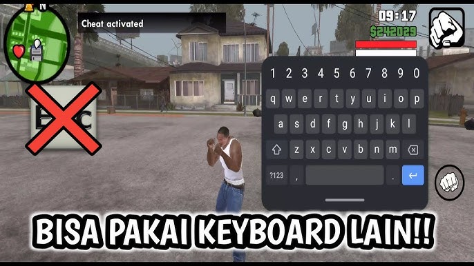 Hacker's Keyboard all problems fixed in *GTA SAN ANDREAS*, in MOBILE