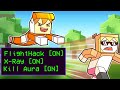 minecraft MANHUNT but we can CRAFT HACKS