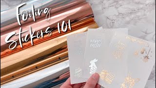 How to Make *flawless* Foiled Stickers // Sticker Guru